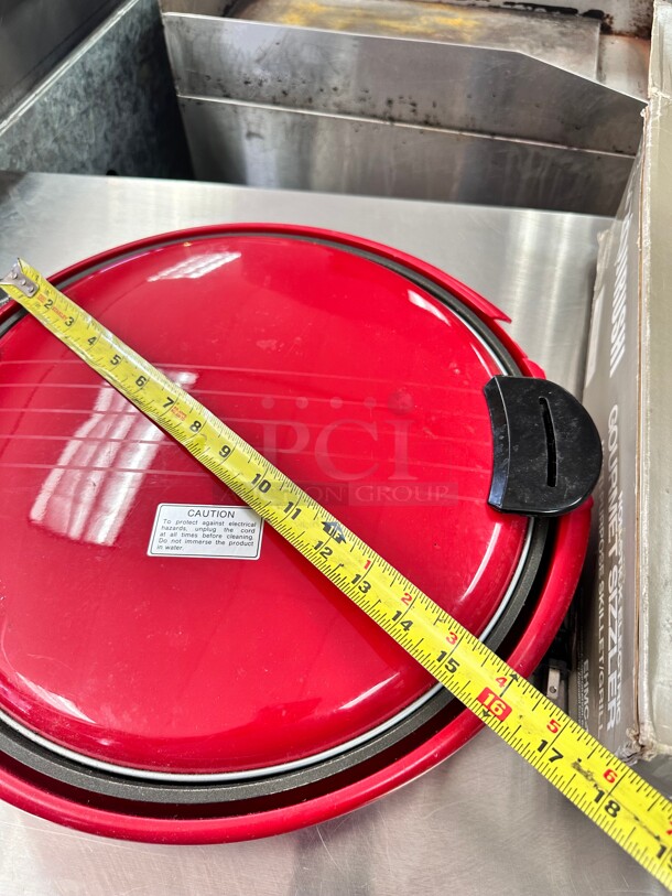 Zojirushi EHMC-12 Gourmet Non Stick Sizzler Electric Griddle Red  - Image 2 of 8