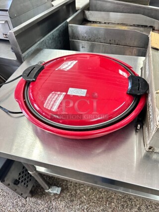 Zojirushi EHMC-12 Gourmet Non Stick Sizzler Electric Griddle Red 