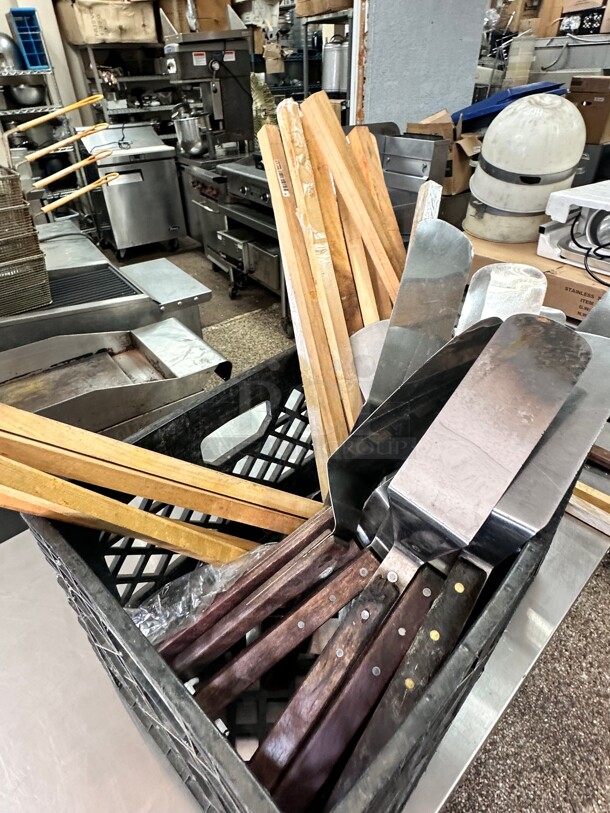 One Lot of Wood Separators and Silverware  - Image 6 of 7