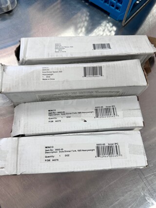 One Lot Total of 4 Dozens of New Heavy Duty Spoons and Forks 