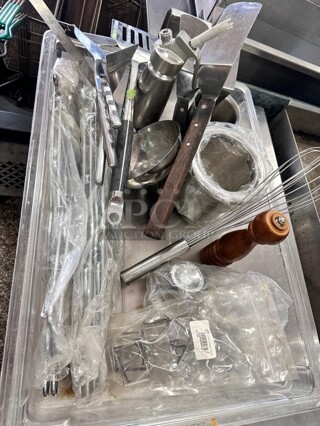 One Lot Of Misc Kitchen Silverware 