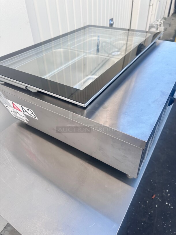 New Cooler Depot NSF 4 pan Countertop Gelato Ice Cream Display DW-67L 115 Volt Working - Image 4 of 7