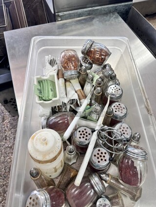 One Lot Of Misc Shakers Salt and pepper 