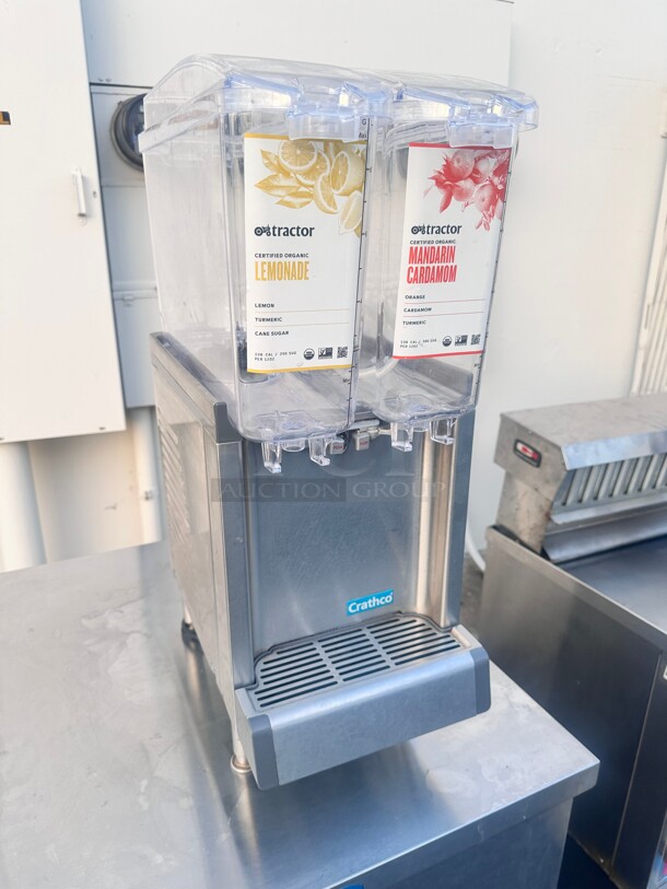 Excellent Condition Crathco CS-2E-16 Refrigerated Drink Dispenser w/ (2) 2 2/5 gal Bowls, Pre Mix, 120v Working - Image 3 of 9