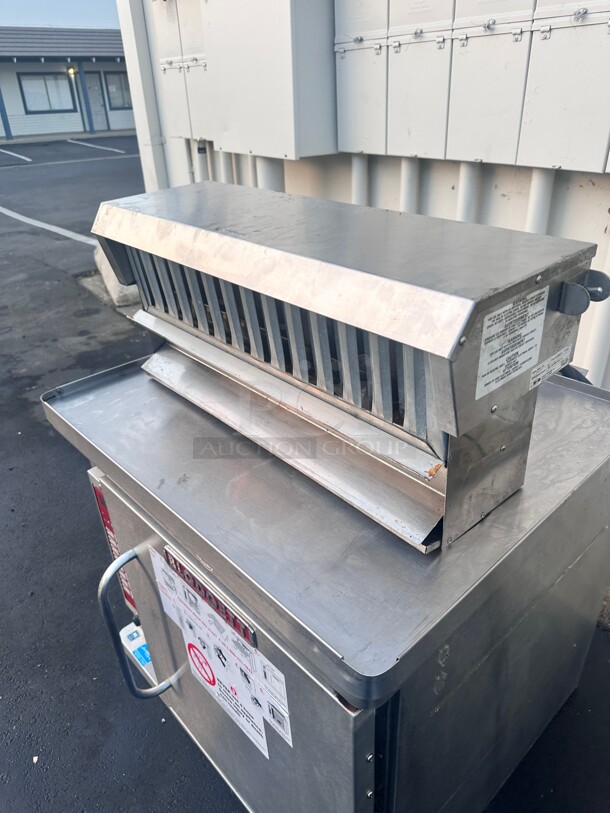 Excellent Condition Carter Hoffmann 16090-3810 Wall Mounting Grease Hood 220 Volt Working - Image 3 of 7