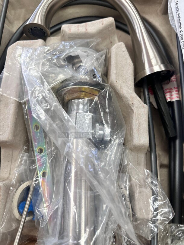 New In A Box! Delta Faucet Lahara Widespread Bathroom Faucet Brushed Nickel - Image 2 of 6