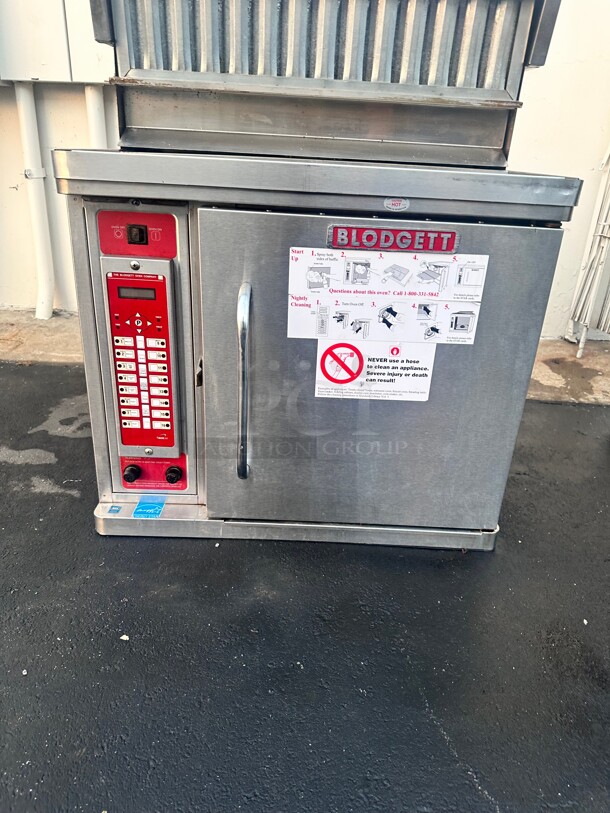 Ecsellent Condtion Blodgett CTBR-1 BASE Single Half Size Electric Convection Oven - 5.6kW, 208v/1ph Working - Image 6 of 8