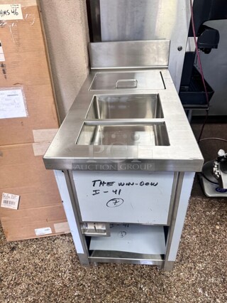 New Commercial Fully Stainless Steel Sink 19x37x42