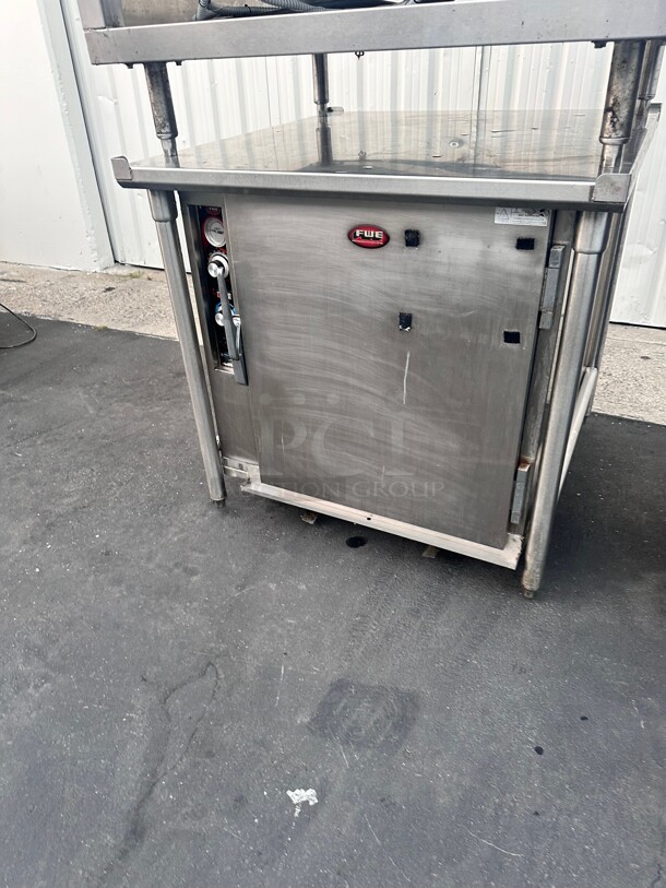 Excellent Condition FWE ETC-UA-4PH Undercounter  Mobile Heated Cabinet w/ (4) Pan Capacity, 120v Working - Image 2 of 9