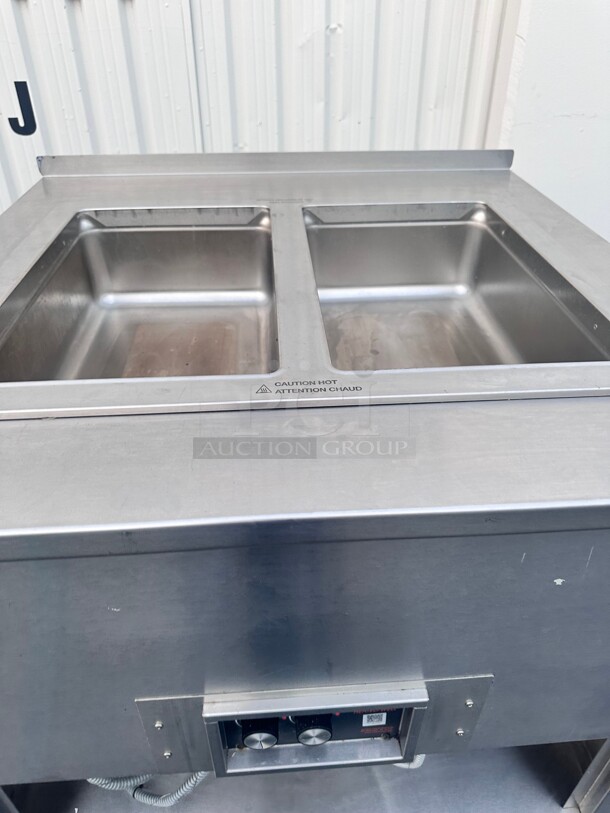 Excellent Condition Hatco HWBI-2 Drop-In Hot Food Well w/ (2) Full Size Pan Capacity, 240v/1ph Working - Image 2 of 8