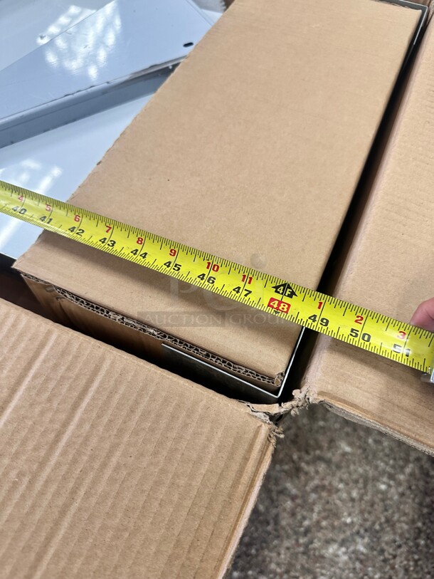 New In A Box! Prepline PWS-1848 18X48 Stainless Steel Wall-Mount Shelf - Image 2 of 8