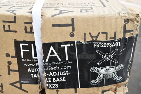 BRAND NEW SCRATCH AND DENT! Flat Tech FBT2093A01 Table Base Foot and Top Piece.