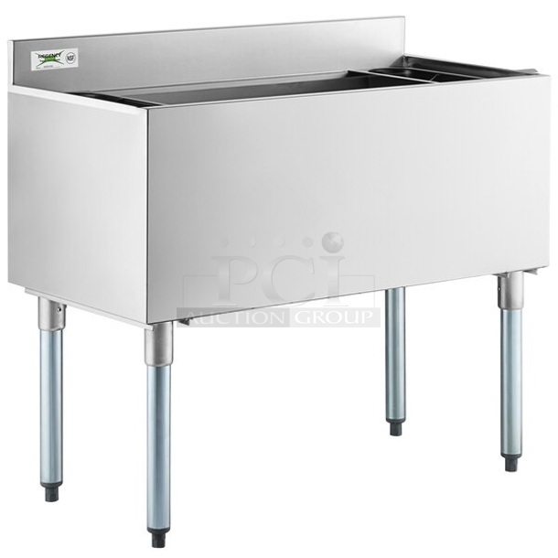 BRAND NEW SCRATCH AND DENT! Regency 600IB1836 18" x 36" Underbar Ice Bin - 119 lb. - Image 1 of 4