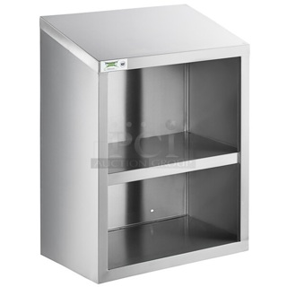 BRAND NEW SCRATCH AND DENT! Regency 600WCO1524 24" Stainless Steel Open Wall Cabinet