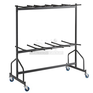 BRAND NEW SCRATCH AND DENT! Lancaster Table & Seating 164DY84 Folding Chair Dolly - 84 Chair Capacity