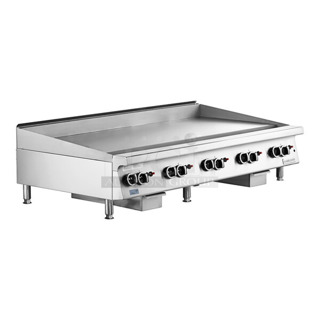 BRAND NEW SCRATCH AND DENT! 2024 Garland GTGG60-GT60M  Stainless Steel Commercial Countertop Natural Gas Powered Flat Top Griddle.