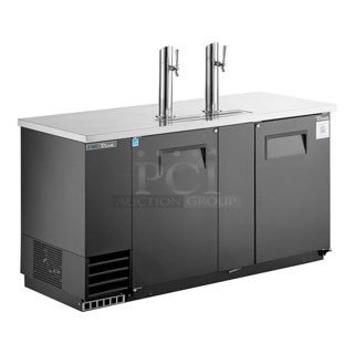 BRAND NEW SCRATCH AND DENT! 2024 True TDD-3-HC Stainless Steel Commercial Direct Draw Kegerator. 115 Volts, 1 Phase. Tested and Working!