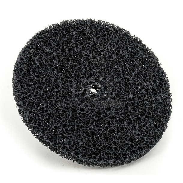 Box of 6 Packets of 5 BRAND NEW! United Abrasives SAIT 77275 6" x 1/2" x 1/2" Non-Woven Sait-Strip Arbor Hole Discs, 4,000 Max RPM, United Abrasives - Image 1 of 5