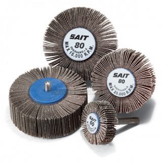 2 Boxes of 10 BRAND NEW! United Abrasives SAIT 70081 3" Die Grinder Flap Wheel - 80 Grit Metal. 2 Times Your Bid!