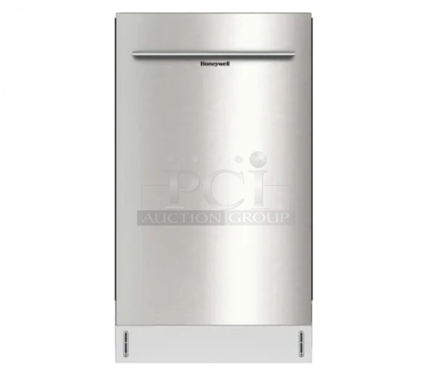 BRAND NEW SCRATCH AND DENT! Honeywell HDS18SS Stainless Steel Undercounter Dishwasher. 120 Volts, 1 Phase.  - Image 1 of 9