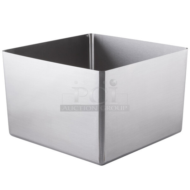 BRAND NEW SCRATCH AND DENT! Eagle Group FNWNF-18-18-12-1 Stainless Steel 18" x 18" Fabricated Straight Wall Weld In Sink Bowl - 12" Deep - Image 1 of 4