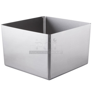 BRAND NEW SCRATCH AND DENT! Eagle Group FNWNF-18-18-12-1 Stainless Steel 18" x 18" Fabricated Straight Wall Weld In Sink Bowl - 12" Deep