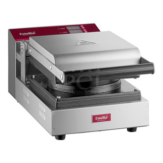 BRAND NEW SCRATCH AND DENT! 2024 Estella 348WBMP1A Stainless Steel Commercial Countertop Belgian Waffle Maker. 120 Volts, 1 Phase. Tested and Working!