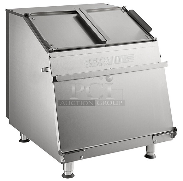 BRAND NEW SCRATCH AND DENT! 2023 ServIt 423TCW26 Stainless Steel Commercial 26 Gallon First-In First-Out Chip Warmer / Merchandiser. 120 Volts, 1 Phase. Tested and Working! - Image 1 of 7
