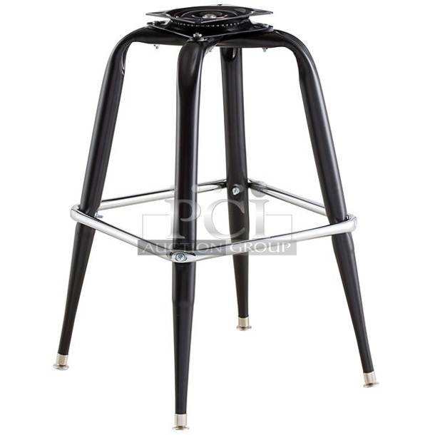2 BRAND NEW SCRATCH AND DENT! Lancaster Table & Seating Black Metal Bucket Seat Frame. 2 Times Your Bid! - Image 1 of 3