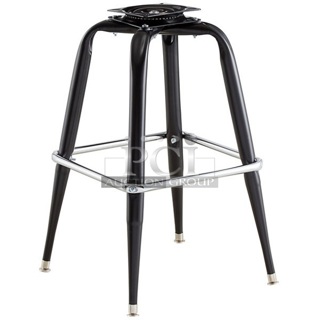 2 BRAND NEW SCRATCH AND DENT! Lancaster Table & Seating Black Metal Bucket Seat Frame. 2 Times Your Bid!