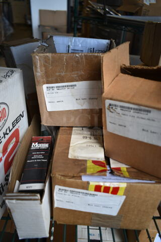 ALL ONE MONEY! Lot of 8 Various Boxes Including Victor Weldtip 14-116, Victor Weldtip 15HFC1116, Victor Weldnoe 24AM-62SS, Morse Hole Saw Arbor. 