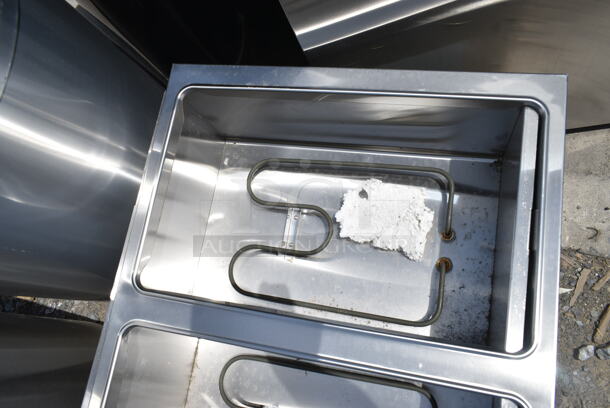 BRAND NEW SCRATCH AND DENT! 2023 ServIt 423EST5WO Stainless Steel Commercial  Five Pan Open Well Electric Steam Table. No Under Shelf or Legs. 208/240 Volts, 1 Phase.  - Image 7 of 8