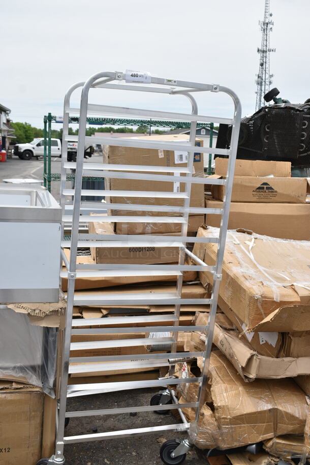 BRAND NEW SCRATCH AND DENT! Regency 600PR125K Metal Portable Pan Transport Rack on Commercial Casters.  - Image 2 of 5