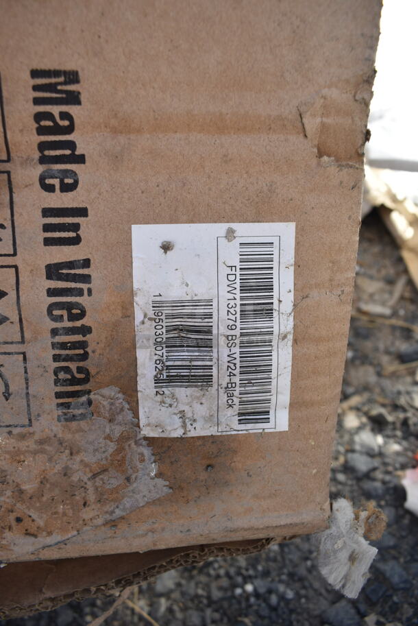BRAND NEW SCRATCH AND DENT! Payless Here BS-W24-Black FDW 13279-3 Stool - Image 3 of 4