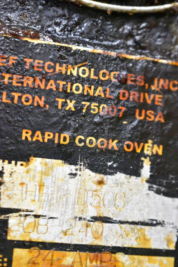 Turbochef HHB Stainless Steel Commercial Countertop Electric Powered High H Batch Rapid Cook Oven. 208/240 Volts.  - Image 5 of 5