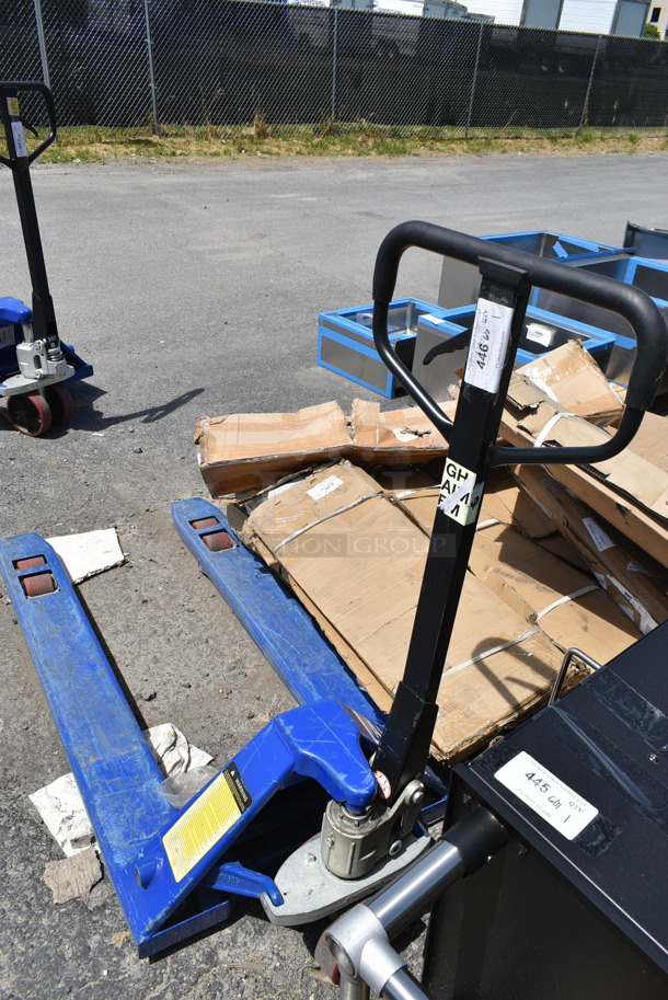 BRAND NEW SCRATCH AND DENT! Lavex 481LPT274866 27" x 48" Pallet Jack - 6600 lb. Capacity - Image 2 of 6