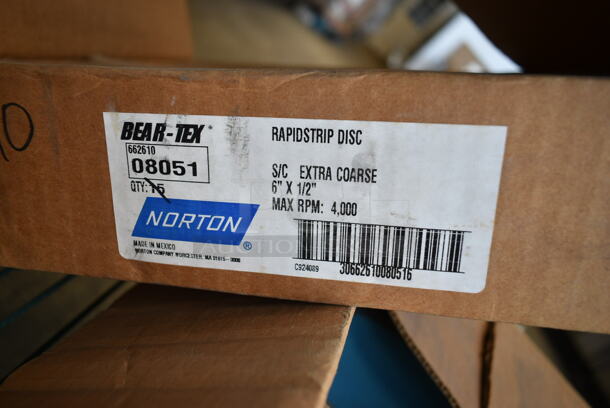 Box of BRAND NEW Norton Bear-Tex 08051 Rapidstrip Discs - Image 3 of 3