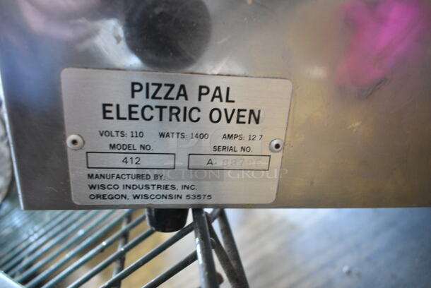 Pizza Pal 412 Stainless Steel Countertop Electric Powered Pizza Oven. 110 Volts, 1 Phase. Tested and Working! - Image 4 of 4