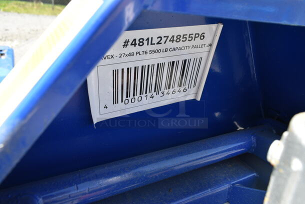 BRAND NEW SCRATCH AND DENT! Lavex 481L274855P6 27" x 48" Pallet Jack - 5500 lb. Capacity - Image 6 of 6