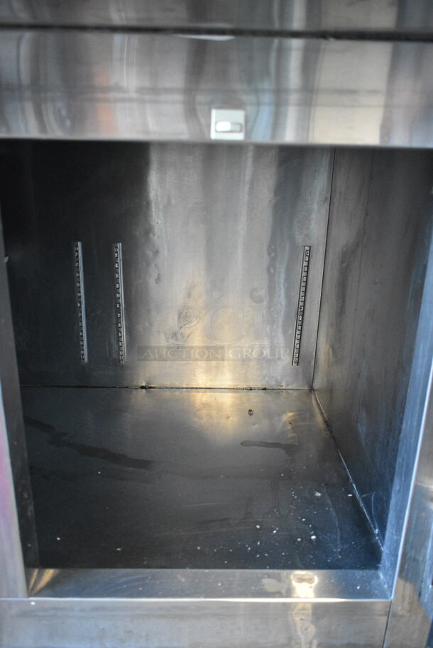 2014 Leader PT72 S/C Stainless Steel Commercial Pizza Prep Table w/ Oversized Stone Cutting Board on Commercial Casters. 115 Volts, 1 Phase. Tested and Working! - Image 6 of 9