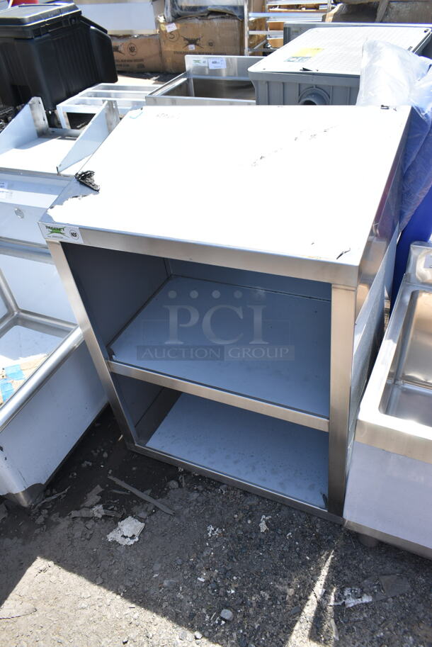 BRAND NEW SCRATCH AND DENT! Regency 600WCO1524 24" Stainless Steel Open Wall Cabinet - Image 2 of 4