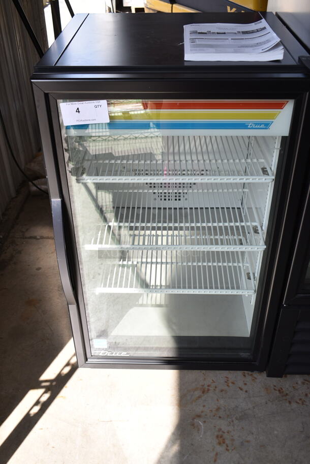 BRAND NEW SCRATCH AND DENT! 2024 True GDM-49F-HC Metal Commercial Single Door Mini Cooler Merchandiser w/ Poly Coated Racks. 115 Volts, 1 Phase. Tested and Working! - Image 2 of 5