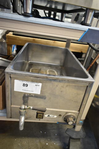 Alfa Stainless Steel Commercial Countertop Food Warmer. Tested and Does Not Power On
