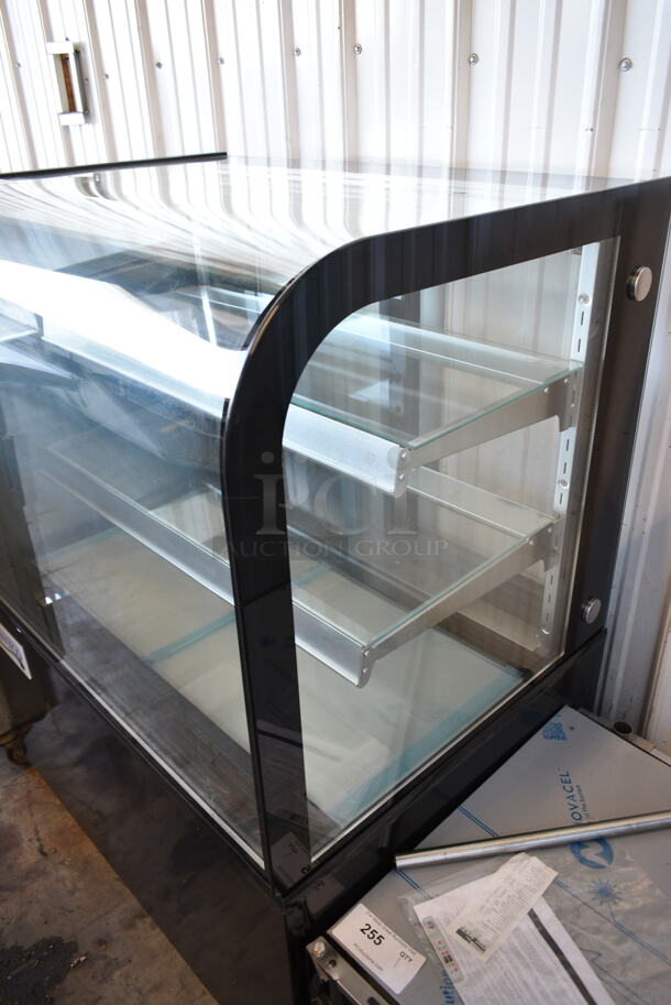 BRAND NEW SCRATCH AND DENT! Avantco 193BC36HCB Metal Commercial Floor Style Deli Display Case Merchandiser on Commercial Casters. 110-120 Volts, 1 Phase. Cannot Test Due To Cut Power Cord - Image 3 of 8