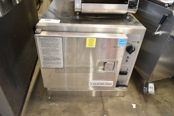 2018 Cleveland 22CET3.1 SteamChef ENERGY STAR Stainless Steel Commercial Countertop Electric Powered Single Deck Steam Cabinet. 208-220/240 Volts, 3 Phase. - Image 1 of 4