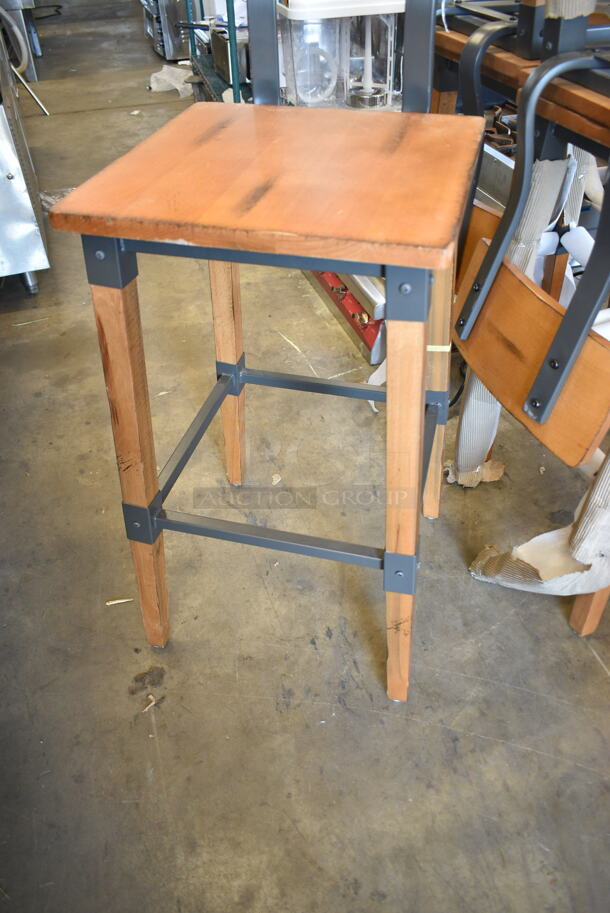 9 BRAND NEW SCRATCH AND DENT! Wooden Bar Height Chairs. 9 Times Your Bid! - Image 4 of 5