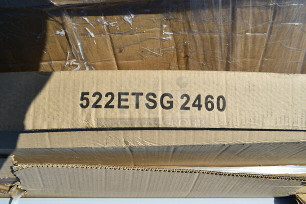 BRAND NEW SCRATCH AND DENT! Steelton 522ETSG2460 24" x 60" 18 Gauge 430 Stainless Steel Work Table with Undershelf. May Be Missing Pieces.
 - Image 2 of 2