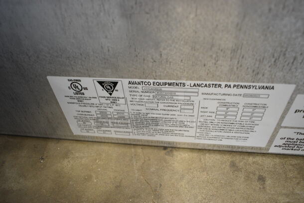 BRAND NEW SCRATCH AND DENT! 2023 Avantco 177CAGR636 Chef Series Stainless Steel Commercial 36" 6 Burner Natural Gas Powered Countertop Range. 150,000 BTU - Image 6 of 6