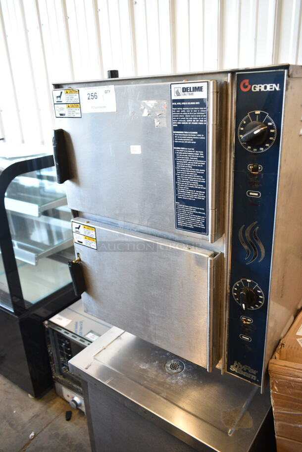 Groen HyPer Steam HY-6G Stainless Steel Commercial Propane Gas Powered 2 Deck Steam Cabinet. 90,000 BTU - Image 2 of 7