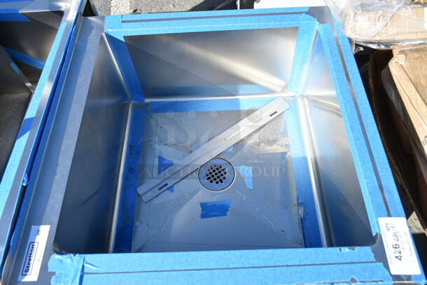 BRAND NEW SCRATCH AND DENT! Steelton 522MS162012 Stainless Steel Commercial Floor Mop Sink. 
 - Image 3 of 4